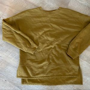 Olive green, light weight sweatshirt